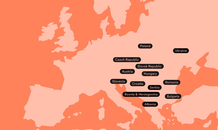 corporate investigations in cee and see map